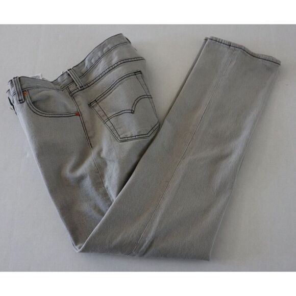 Levi's 501 Original Men' Sz 30x32 Gray Button Fly Stretch Extensible Denim Jeans - Picture 7 of 7